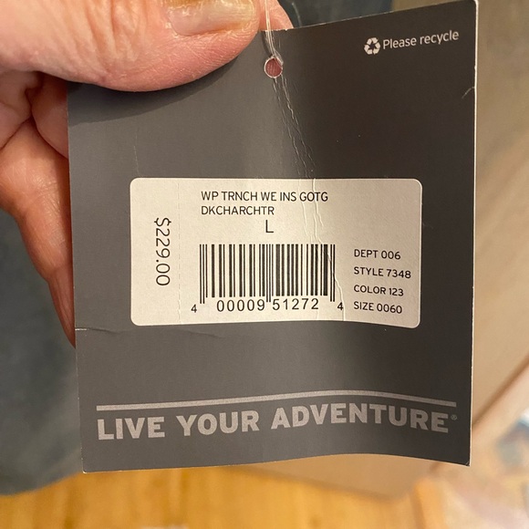 NWT Grey Eddie Bauer Girl on the Go Coat P/L - Picture 2 of 7